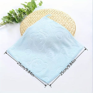 Planet Gates 5 Packs 5pcs Hangable Bear Towel, Hand Towel, Cleaning Towel