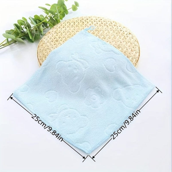 Planet Gates 5 Packs 5pcs Hangable Bear Towel, Hand Towel, Cleaning Towel