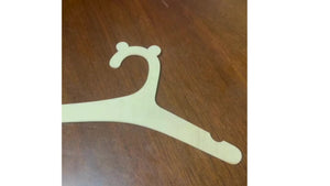 Planet Gates 5 PCS 5/10pcs Creative Wood Children's Bear Hanger Children's Clothing Hanger Home Children's Room Baby Clothes Hanger Hanger Hanger