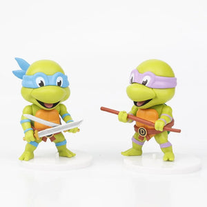 Planet Gates 5 Pcs 5 Pcs/Set Teenage Mutant Ninja Turtles Q Version Figure 8-10cm Raphael Donatello Action Figurine Comic Character Ornaments
