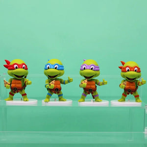 Planet Gates 5 Pcs 5 Pcs/Set Teenage Mutant Ninja Turtles Q Version Figure 8-10cm Raphael Donatello Action Figurine Comic Character Ornaments