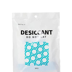 Planet Gates 5 pcs Desiccant PETKIT Replaced esiccant Preservative Moisture-proofing agent for Smart Feeders -5 Packs transparent silica gel beads