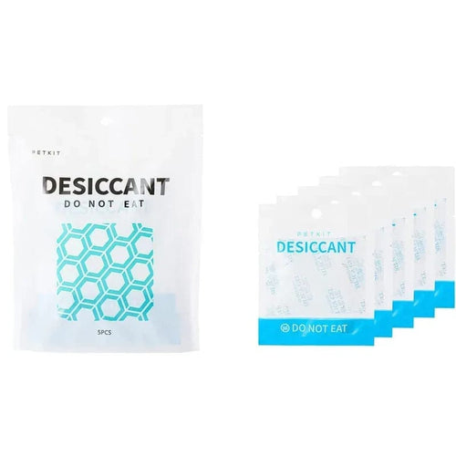 Planet Gates 5 pcs Desiccant PETKIT Replaced esiccant Preservative Moisture-proofing agent for Smart Feeders -5 Packs transparent silica gel beads