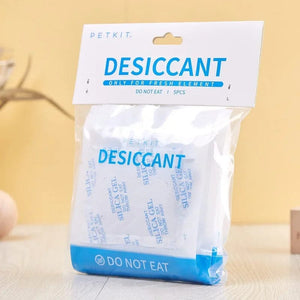 Planet Gates 5 pcs Desiccant PETKIT Replaced esiccant Preservative Moisture-proofing agent for Smart Feeders -5 Packs transparent silica gel beads