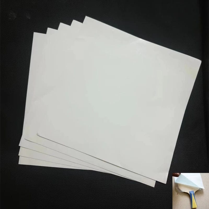 Planet Gates 5 pcs Malathorne Double-sided Adhesive Glue Sheet Paper for Long Pimples-out Rubber OX to Assemble Table Tennis Racket 5pcs/Pack