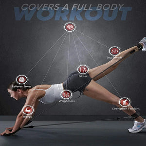 Planet Gates 5 Pcs Resistance Ban Resistance Bands Set 7 Piece Exercise Band Portable Home Gym Accessories Professional  Fitness Elastic Rubber Workout Expander