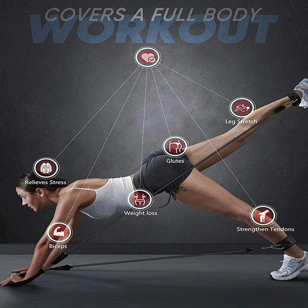 Planet Gates 5 Pcs Resistance Ban Resistance Bands Set 7 Piece Exercise Band Portable Home Gym Accessories Professional  Fitness Elastic Rubber Workout Expander