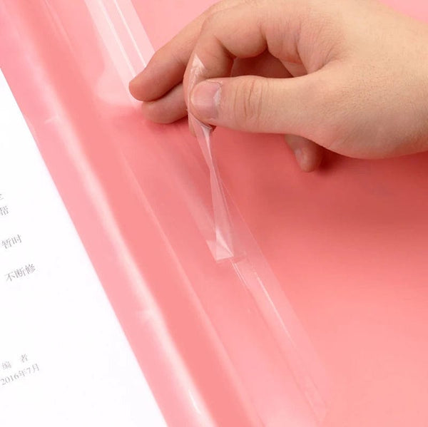 Planet Gates 5 Pcs Transparent Book Case File Book Waterproof Protection Cover A4 Adjustable Textbook Stationery Case School Office Supplies