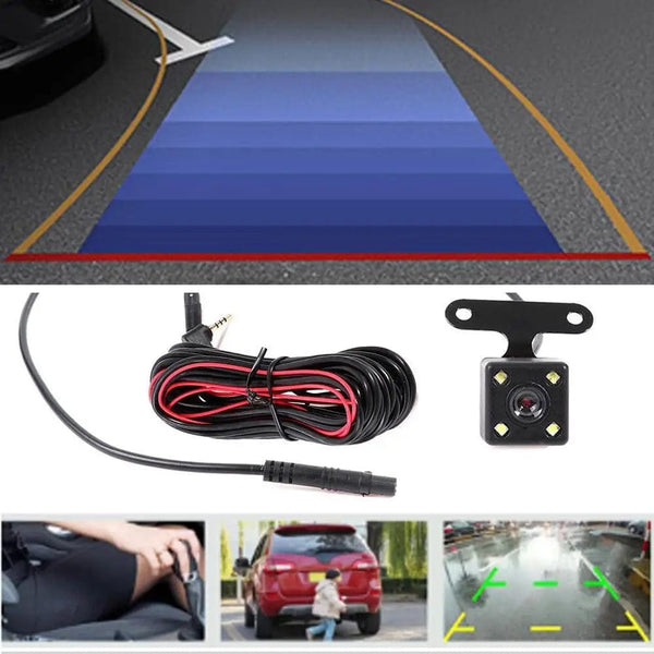 Planet Gates 5 Pin HD Car Rear View Camera Wide Angle 170 Degree Parking Camera Reverse 4LED Night Vision Video Camera For Car Accessories