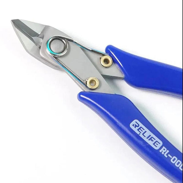 Planet Gates 5" Precision Diagonal RL-0001 Pliers Cutting Pliers for Wire Cable Cutter High Hardness HDR 56-58 Electronic Repair Hand Tools