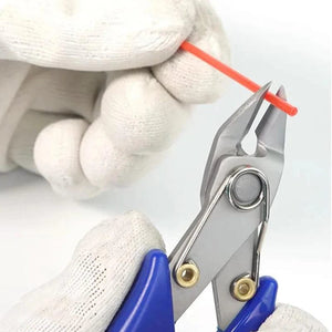 Planet Gates 5" Precision Diagonal RL-0001 Pliers Cutting Pliers for Wire Cable Cutter High Hardness HDR 56-58 Electronic Repair Hand Tools