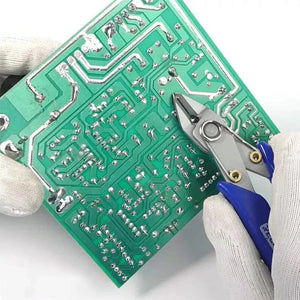 Planet Gates 5" Precision Diagonal RL-0001 Pliers Cutting Pliers for Wire Cable Cutter High Hardness HDR 56-58 Electronic Repair Hand Tools