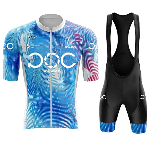 Planet Gates 5 / S RAUDAX POC New Men's Cycling Set Road Bicycle Breathable Cycling Suit Bib Shorts Cycling Set Summer Cycling Team Training Suit