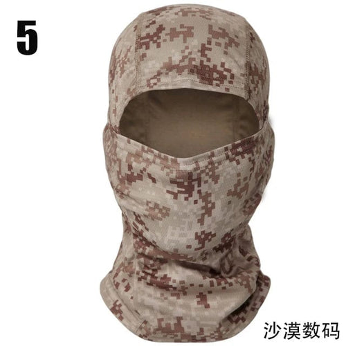 Planet Gates 5 Tactical Camouflage Balaclava Full Face Mask Wargame CP Military Hat Hunting Bicycle Cycling Army Multicam Bandana Neck Gaiter