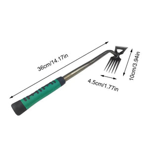 Planet Gates 5 teeth / CHINA 2 In 1 Manual Weeds Remover Tool Grass Rooting Loose Garden Gardening Puller Removal Weeding Tool for Garden Lawn Yard