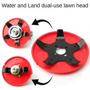 Planet Gates 5-tooth Blade Garden Mower Multi-function Weeding Disc Steel Dual-purpose Cutting Head Trimmer Garden Power Tools