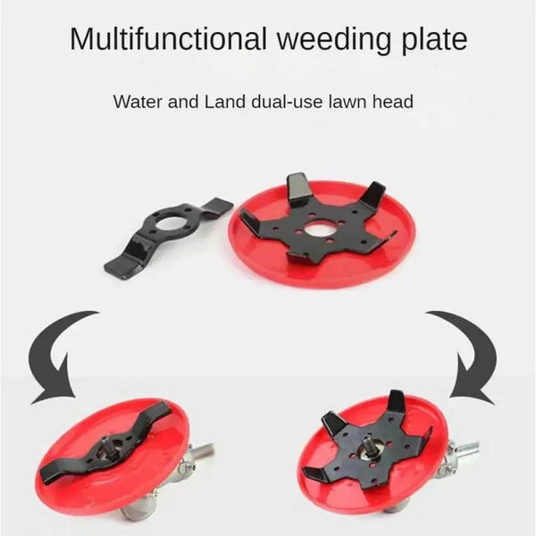 Planet Gates 5-tooth Blade Garden Mower Multi-function Weeding Disc Steel Dual-purpose Cutting Head Trimmer Garden Power Tools