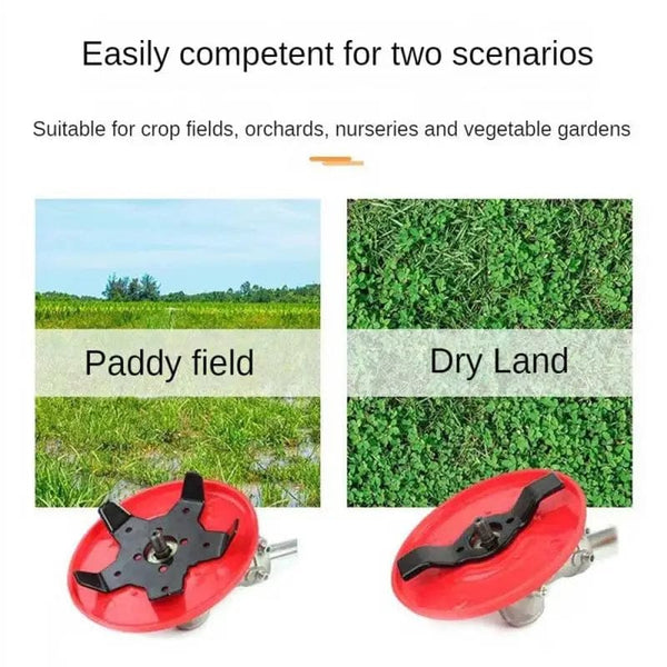 Planet Gates 5-tooth Blade Garden Mower Multi-function Weeding Disc Steel Dual-purpose Cutting Head Trimmer Garden Power Tools