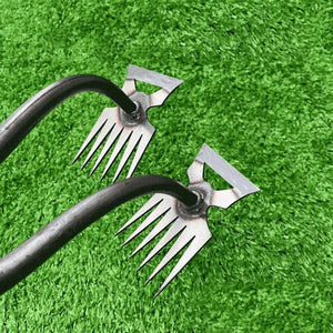 Planet Gates 5 tooth / China 2 In 1 Garden Rake Manual Weed Grass Rooting Tool Puller Shovel 5/6/11 Tooth Weeding Removal Hand Gardening Loose Soil Tool