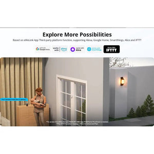 Planet Gates 5 units / CHINA Sonoff Zigbee SNZB-04p Window/door Sensor Esp32 Smart Home Automation Kits For Ewelink ZBBridge Alexa Zigbee2mqtt Home Assistant