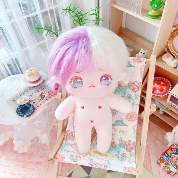 Planet Gates 5 / without skeleton 20cm IDol Doll Skeleton No attributes Star Plush Cotton Dolls Cute long Fried Hair Curly Hair Toys Fans Collection Children Gift