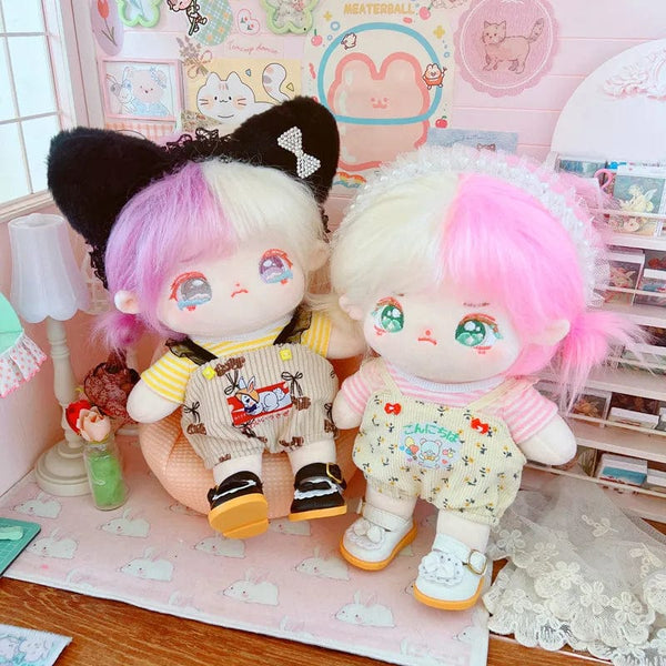 Planet Gates 5 / without skeleton 20cm IDol Doll Skeleton No attributes Star Plush Cotton Dolls Cute long Fried Hair Curly Hair Toys Fans Collection Children Gift