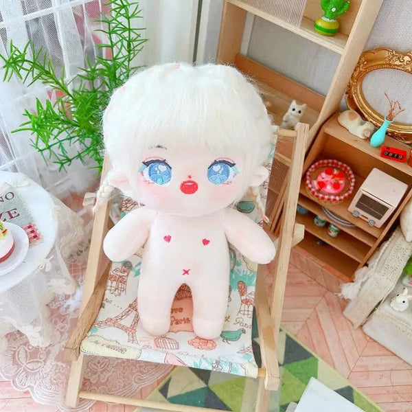 Planet Gates 5 / without skeleton 20cm IDol Doll Skeleton No attributes Star Plush Cotton Dolls Cute long Fried Hair Curly Hair Toys Fans Collection Children Gift
