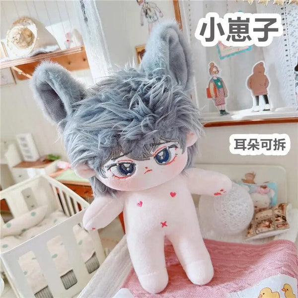 Planet Gates 5 / without skeleton 20cm IDol Doll Skeleton No attributes Star Plush Cotton Dolls Cute long Fried Hair Curly Hair Toys Fans Collection Children Gift