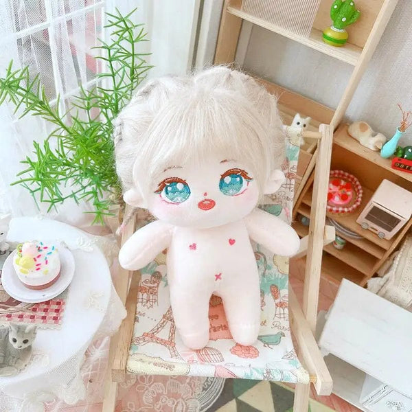 Planet Gates 5 / without skeleton 20cm IDol Doll Skeleton No attributes Star Plush Cotton Dolls Cute long Fried Hair Curly Hair Toys Fans Collection Children Gift