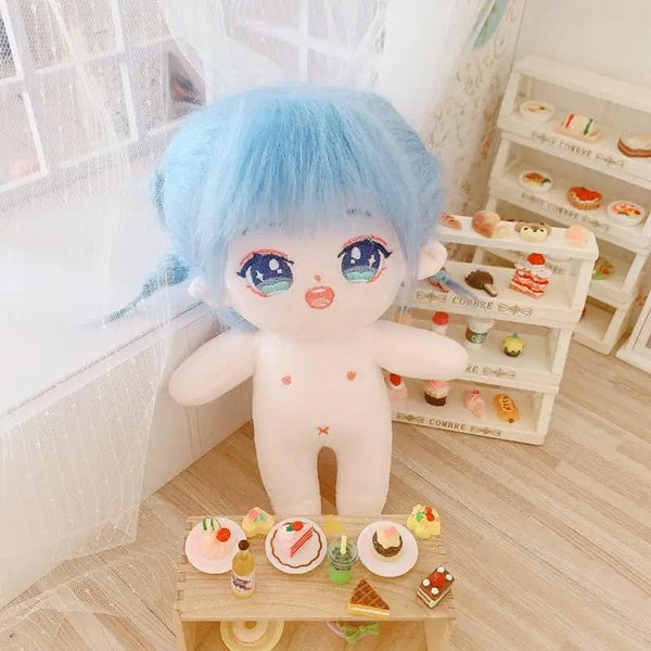 Planet Gates 5 / without skeleton 20cm IDol Doll Skeleton No attributes Star Plush Cotton Dolls Cute long Fried Hair Curly Hair Toys Fans Collection Children Gift