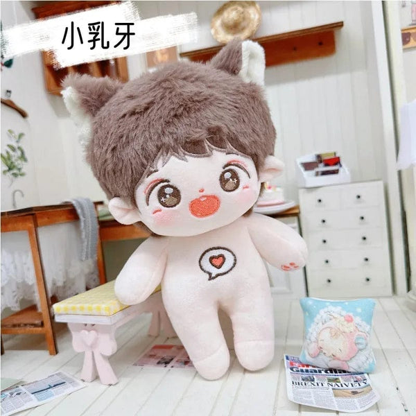 Planet Gates 5 / without skeleton 20cm IDol Doll Skeleton No attributes Star Plush Cotton Dolls Cute long Fried Hair Curly Hair Toys Fans Collection Children Gift