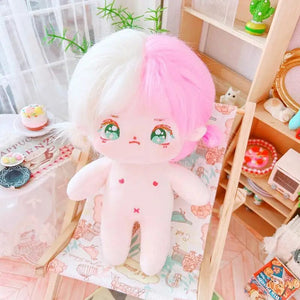 Planet Gates 5 / without skeleton 20cm IDol Doll Skeleton No attributes Star Plush Cotton Dolls Cute long Fried Hair Curly Hair Toys Fans Collection Children Gift