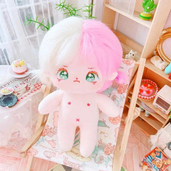 Planet Gates 5 / without skeleton 20cm IDol Doll Skeleton No attributes Star Plush Cotton Dolls Cute long Fried Hair Curly Hair Toys Fans Collection Children Gift