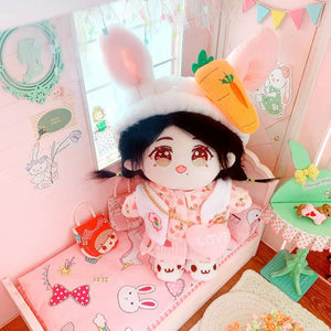 Planet Gates 5 / without skeleton 20cm IDol Doll Skeleton No attributes Star Plush Cotton Dolls Cute long Fried Hair Curly Hair Toys Fans Collection Children Gift