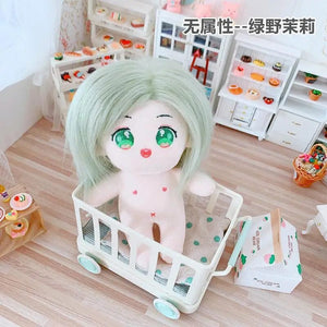 Planet Gates 5 / without skeleton 20cm IDol Doll Skeleton No attributes Star Plush Cotton Dolls Cute long Fried Hair Curly Hair Toys Fans Collection Children Gift