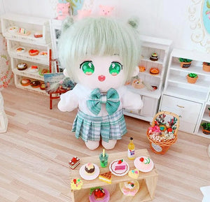 Planet Gates 5 / without skeleton 20cm IDol Doll Skeleton No attributes Star Plush Cotton Dolls Cute long Fried Hair Curly Hair Toys Fans Collection Children Gift