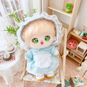 Planet Gates 5 / without skeleton 20cm IDol Doll Skeleton No attributes Star Plush Cotton Dolls Cute long Fried Hair Curly Hair Toys Fans Collection Children Gift