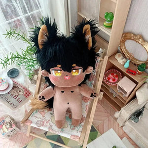 Planet Gates 5 / without skeleton 20cm IDol Doll Skeleton No attributes Star Plush Cotton Dolls Cute long Fried Hair Curly Hair Toys Fans Collection Children Gift