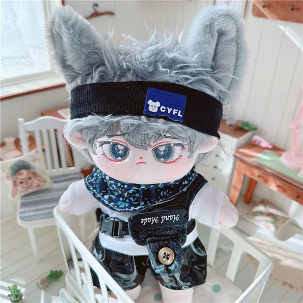 Planet Gates 5 / without skeleton 20cm IDol Doll Skeleton No attributes Star Plush Cotton Dolls Cute long Fried Hair Curly Hair Toys Fans Collection Children Gift