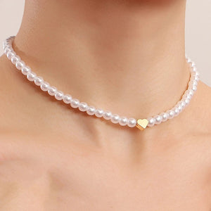 Planet Gates 5 YWZIXLN 2021 Trend Elegant Jewelry Wedding Big Pearl Necklace For Women Fashion White Imitation Pearl Choker Necklace N0179