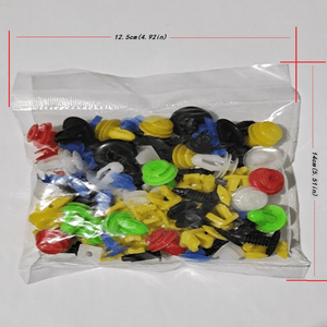 Planet Gates 50/100/200Pcs/Set Universal Plastic Clips For Car Fender Bumper Door Car Interior Hole Lining Panel Retainer Push Clips