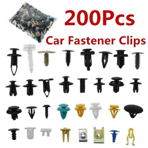Planet Gates 50/100/200Pcs/Set Universal Plastic Clips For Car Fender Bumper Door Car Interior Hole Lining Panel Retainer Push Clips