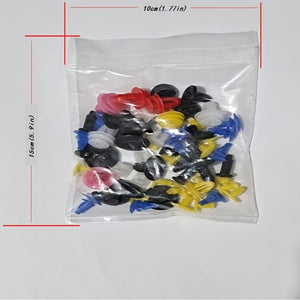 Planet Gates 50/100/200Pcs/Set Universal Plastic Clips For Car Fender Bumper Door Car Interior Hole Lining Panel Retainer Push Clips