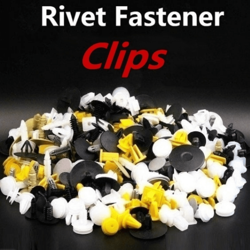 Planet Gates 50/100/200Pcs/Set Universal Plastic Clips For Car Fender Bumper Door Car Interior Hole Lining Panel Retainer Push Clips