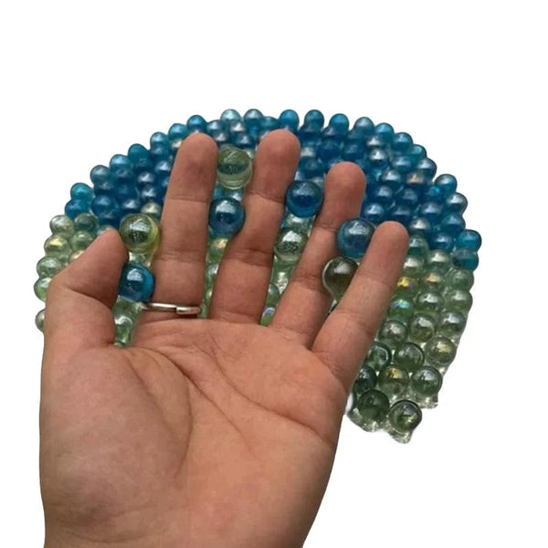 Planet Gates 50/100 Pcs 14mm Glass Marbles Balls Charms Clear Pinball Machine Home Decor for Fish Tank Vase Aquarium Toys for Kids Children