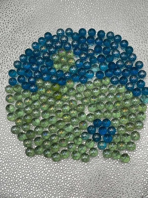 Planet Gates 50/100 Pcs 14mm Glass Marbles Balls Charms Clear Pinball Machine Home Decor for Fish Tank Vase Aquarium Toys for Kids Children