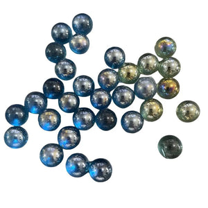 Planet Gates 50/100 Pcs 14mm Glass Marbles Balls Charms Clear Pinball Machine Home Decor for Fish Tank Vase Aquarium Toys for Kids Children
