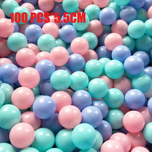 Planet Gates 50/100 Pcs Eco-Friendly Colorful Ball Pit Soft Plastic Ocean Ball Water Pool Ocean Wave Ball Outdoor Toys For Children Kids Baby