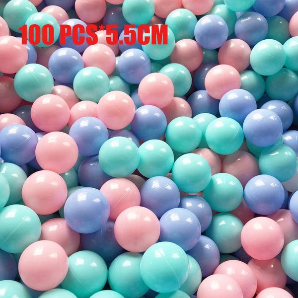 Planet Gates 50/100 Pcs Eco-Friendly Colorful Ball Pit Soft Plastic Ocean Ball Water Pool Ocean Wave Ball Outdoor Toys For Children Kids Baby