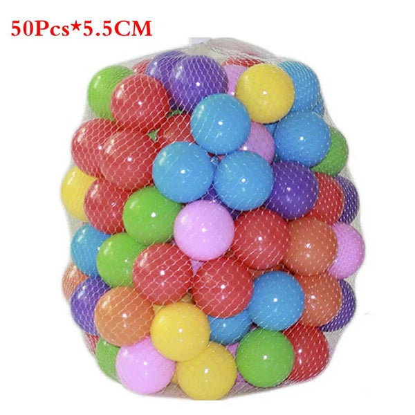 Planet Gates 50/100 Pcs Eco-Friendly Colorful Ball Pit Soft Plastic Ocean Ball Water Pool Ocean Wave Ball Outdoor Toys For Children Kids Baby
